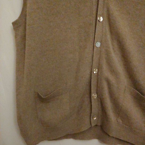 Peek & Cloppenburg Mens Pure Cashmere Taupe Full Size 56 - Picture 4 of 10